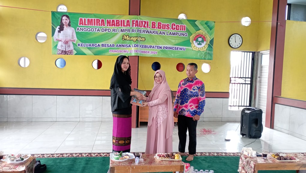 Senator Almira Nabila Fauzi Menyapa LDII Pringsewu dalam Reses 2024