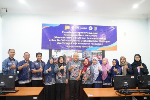 IIB Darmajaya Dukung Digitalisasi UMKM Pesawaran