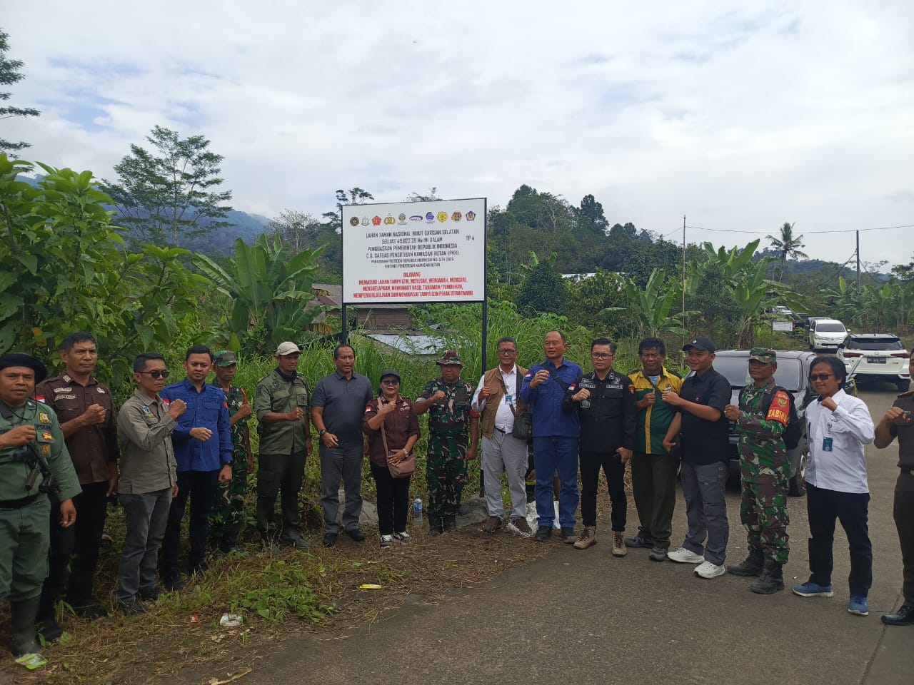 Satgas PKH Kejagung RI Sita Hampir 50 Ribu Hektare Lahan Ilegal di TNBBS Lampung Barat