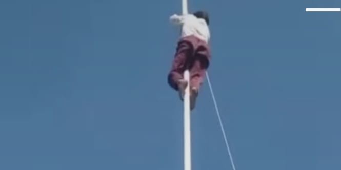 Bocah SD Penyelamat Bendera Merah Putih