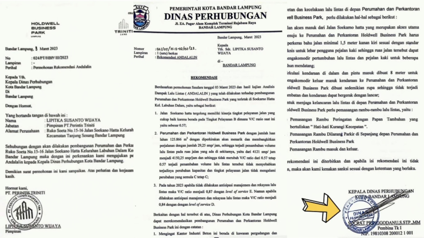 Andalalin Holdwell Business Park Disorot, Dishub Balam Diduga Terbitkan Rekomendasi di Ruas Jalan Nasional
