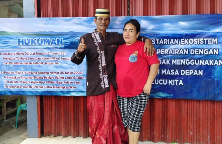 Tokoh Nelayan Asal Lampung Selatan Daeng Lukman Tolak Bahan Peledak Bom Ikan