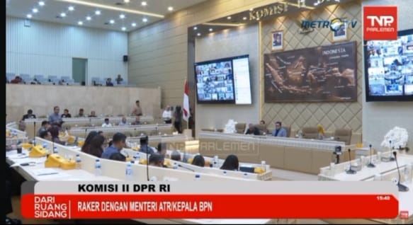 Raker DPR-RI dan kemen ATR/BPN RI Ukur Ulang lahan PT SGC