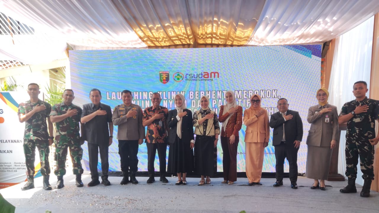 RSUD Abdul Moeloek Luncurkan Klinik Berhenti Merokok dan Rumah Singgah