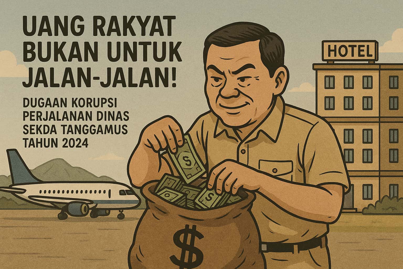 Mantan Pj Bupati dan Kepala BPKAD Tanggamus Kompak Bungkam