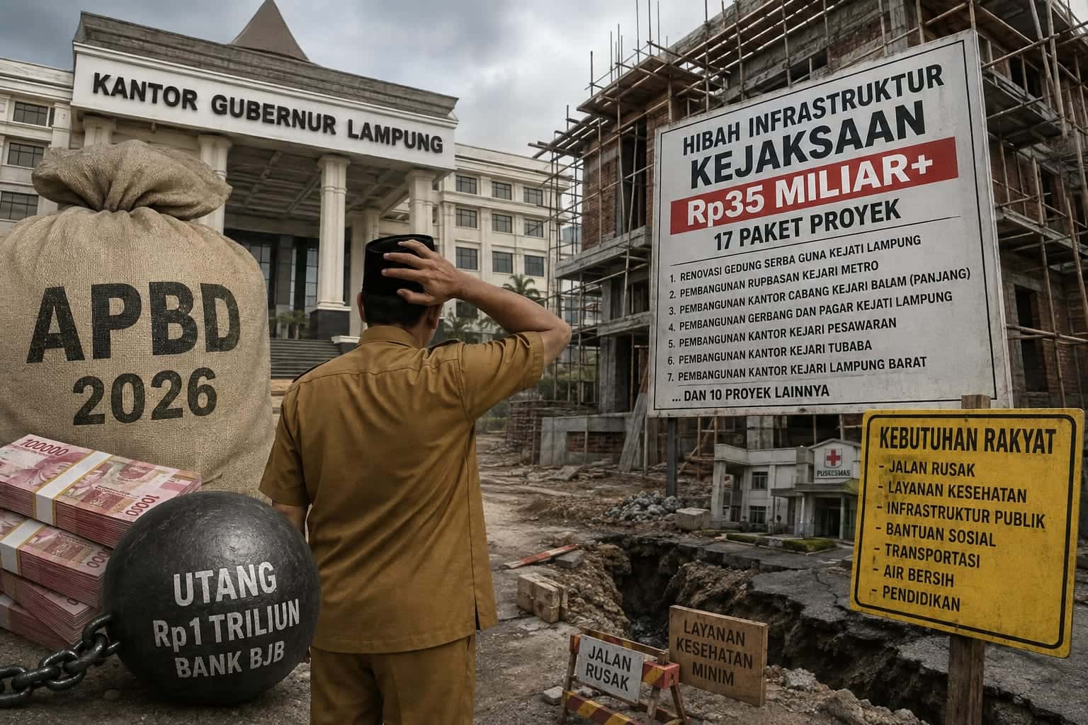 Bantu Kejati, Pemprov Abai Skala Prioritas