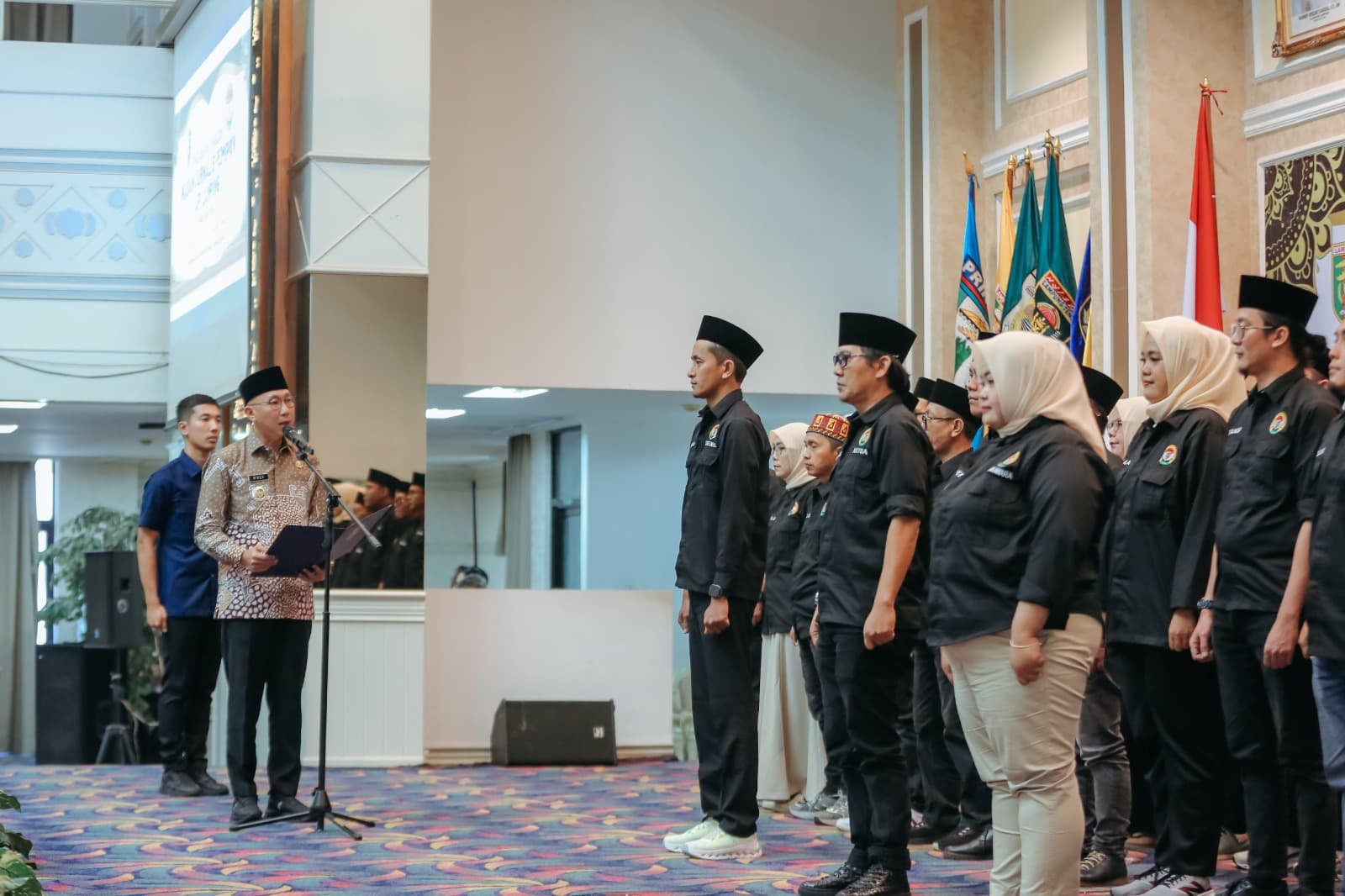 Pengukuhan Pengurus Ikatan Jurnalis Pemprov Lampung