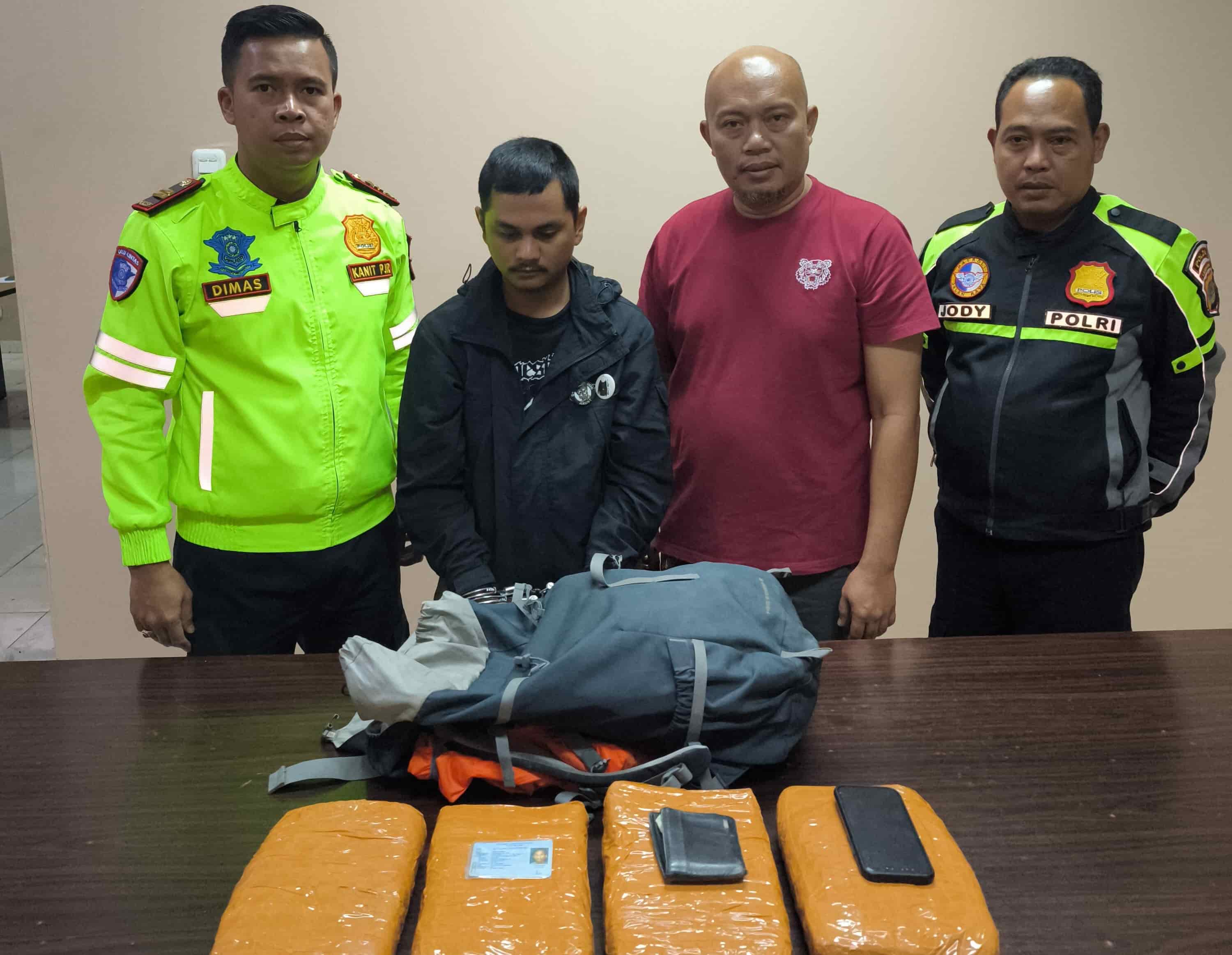 Polda Lampung Gagalkan Penyeludupan Narkotika