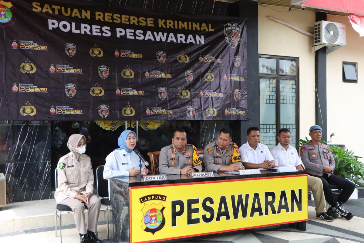 Penjelasan Polres Pesawaran Soal Kematian Tersangka Narkoba Asal Pringsewu
