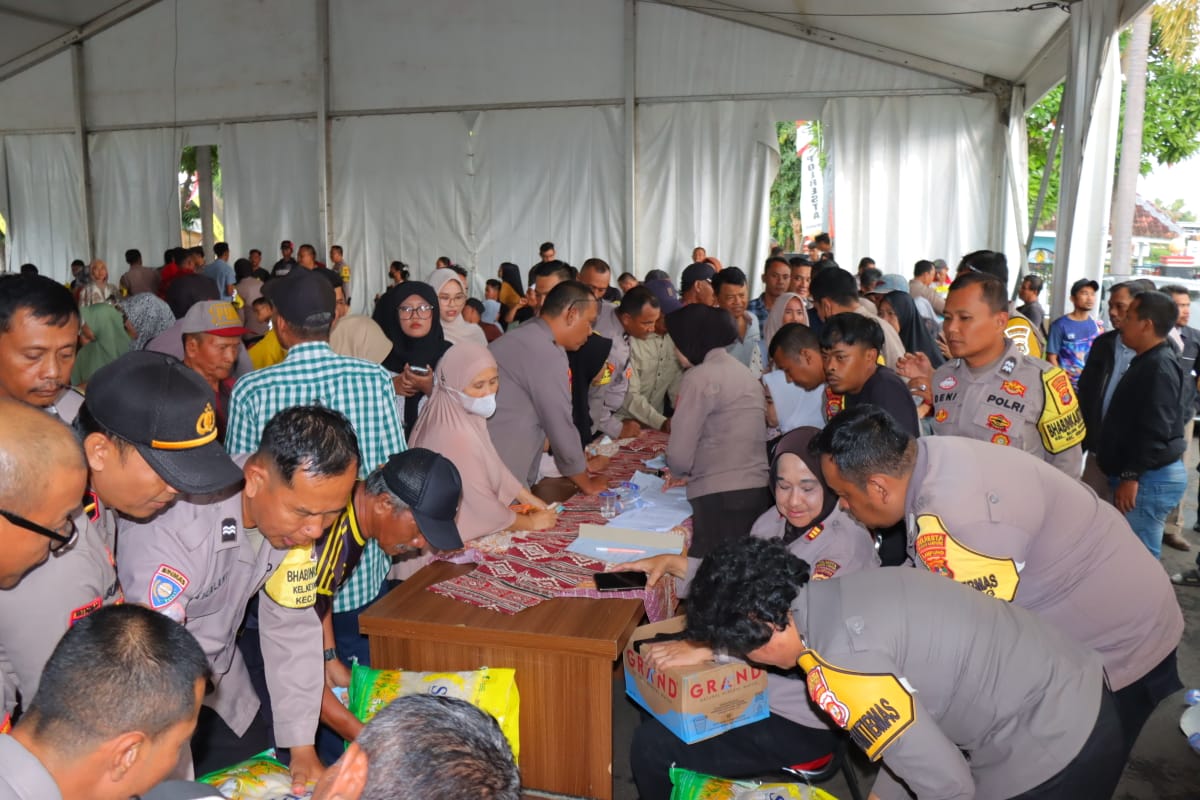 Polresta Bandar Lampung Gelar Gerakan Pangan Murah
