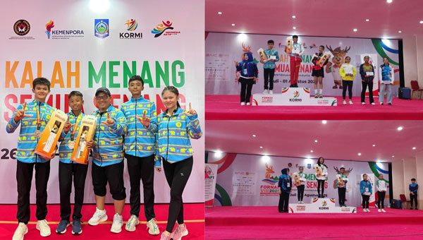 Berangkat Tanpa Dana Pemerintah, Atlet Lampung Tetap Berprestasi di FORNAS