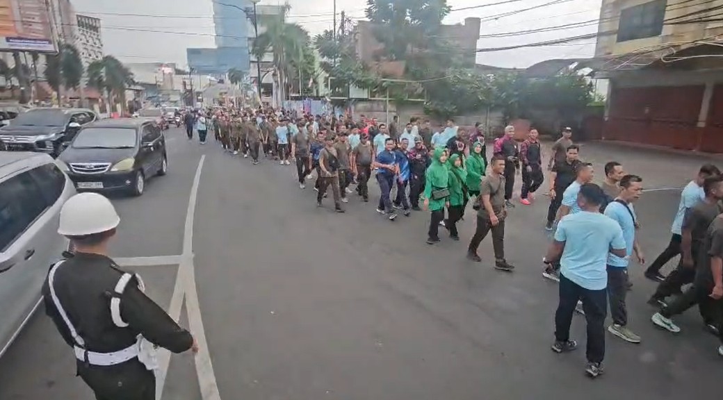 Kodam XXI/Radin Inten Gelar Jalan Sehat