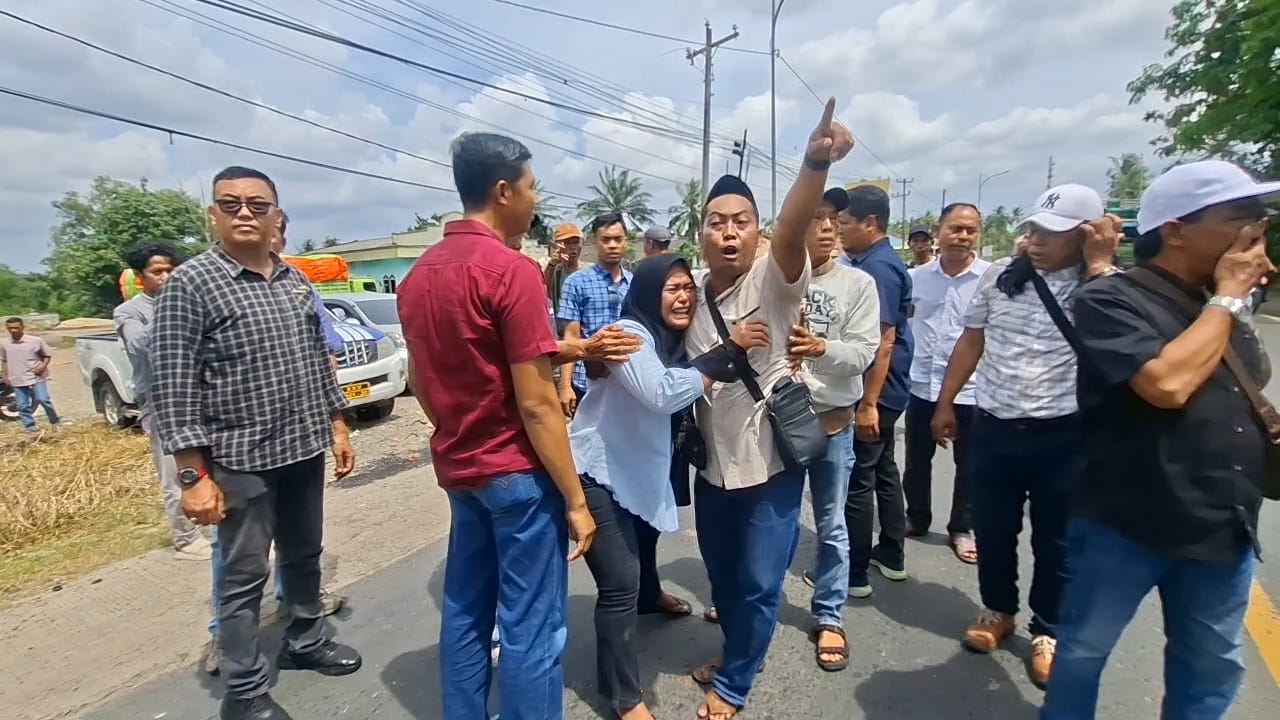 Divonis 3 tahun, keluarga Korban Lakalantas di Lampung Tengah mengamuk