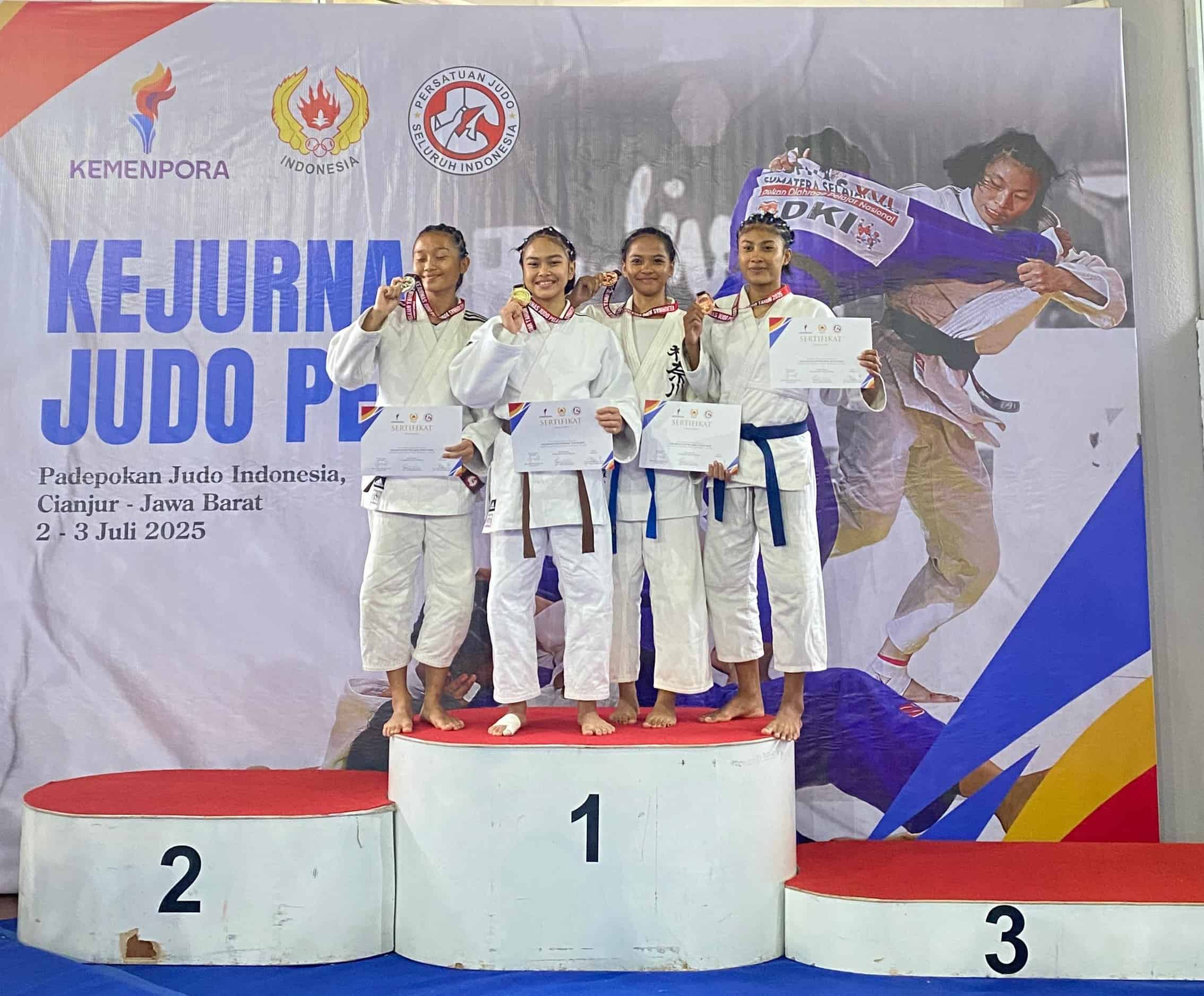 Judoka Pelajar Lampung Raih 14 Medali di Kejurnas