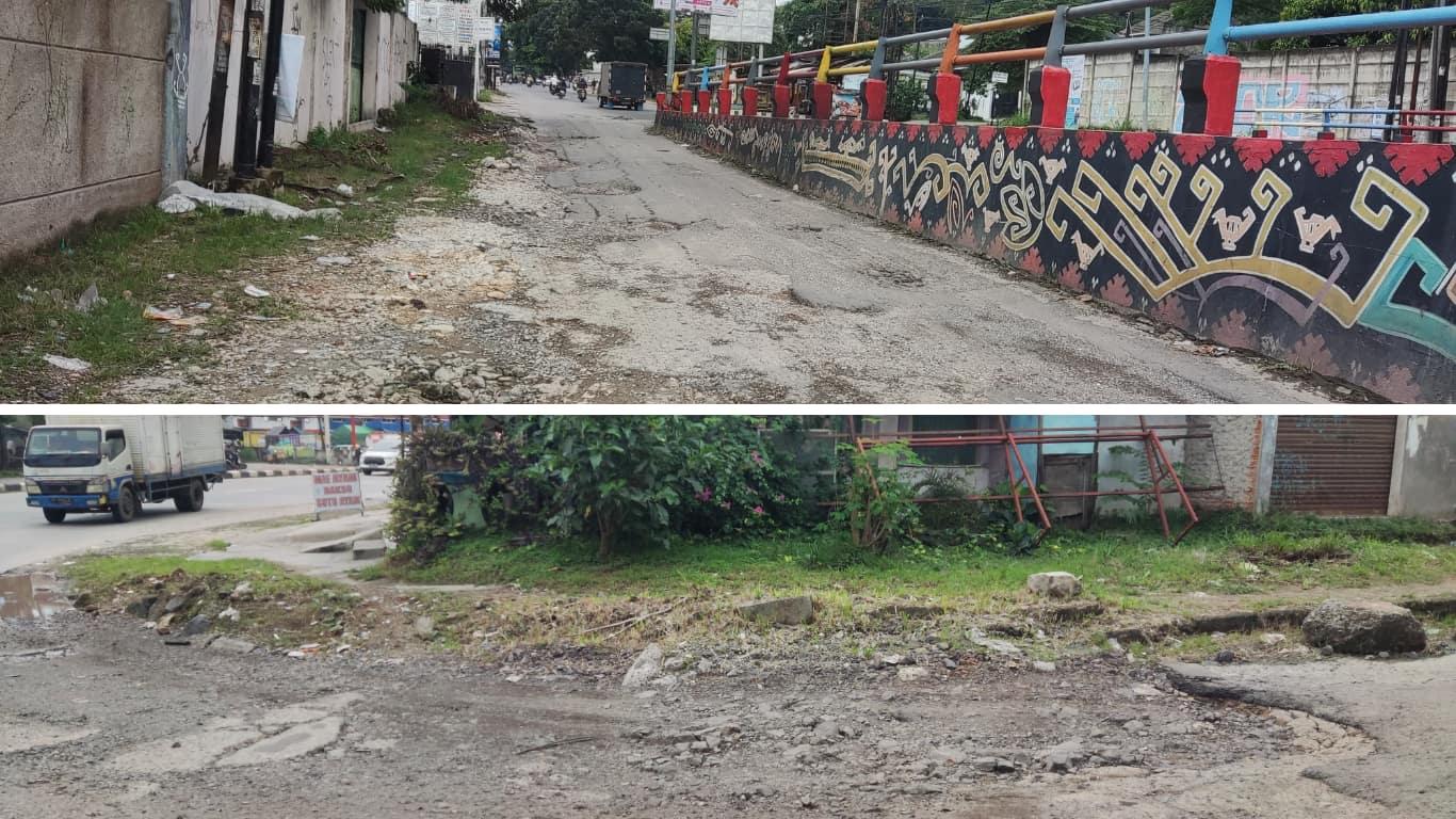 Warga Keluhkan Jalan Berlubang dan Irigasi Buruk di Sukabumi