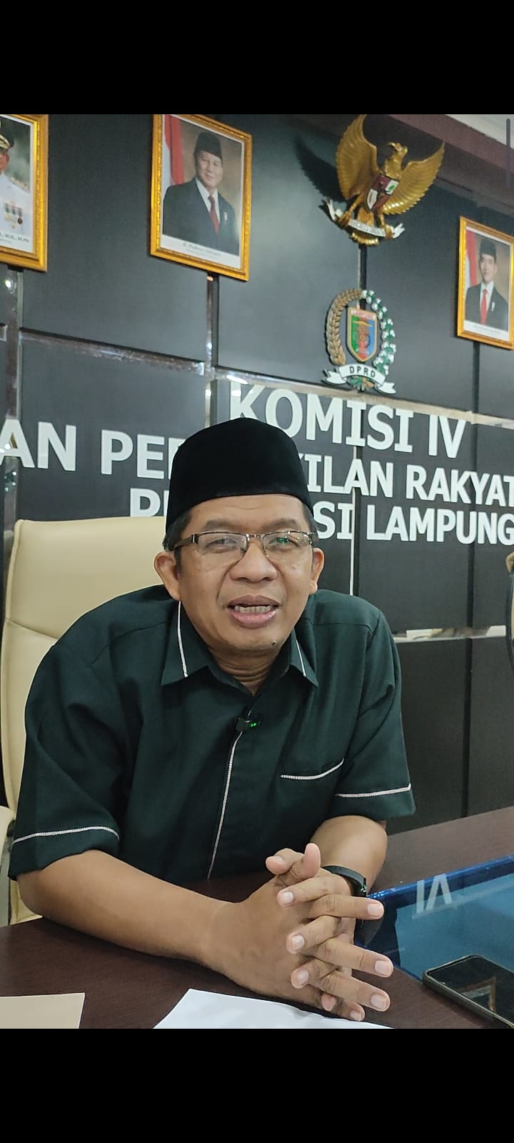 Sekretaris Komisi IV DPRD Lampung Berikan Pandangan soal Infrastruktur