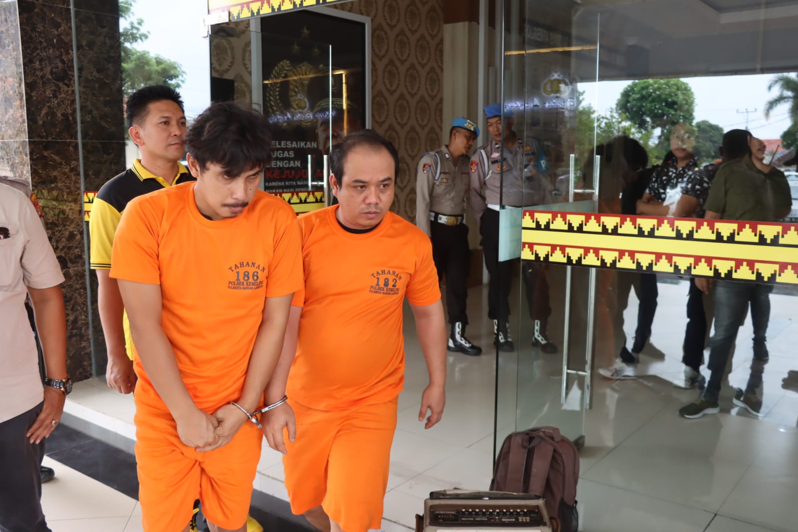 Dua Pegawai Provider Nekat Curi Baterai Tower di Kemiling