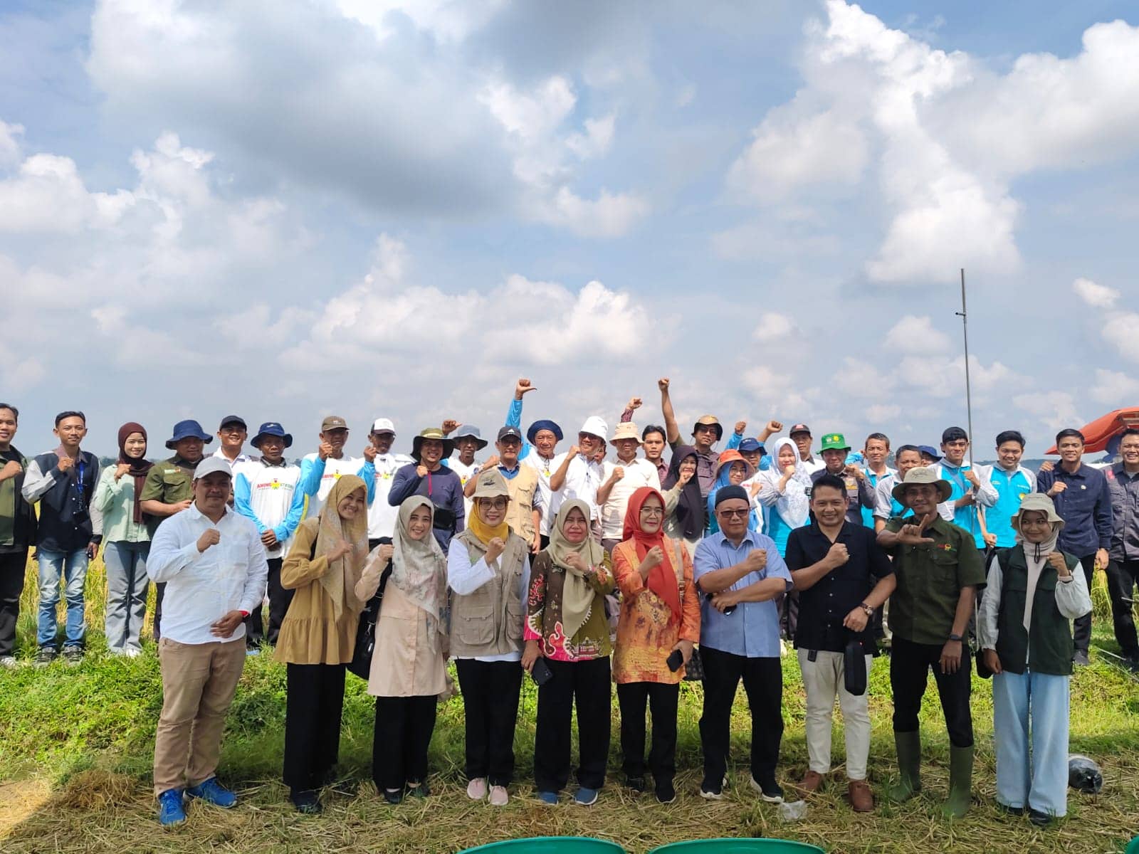 Ikaperta Unila-Agritech Mas Tani Gelar Program Demplot