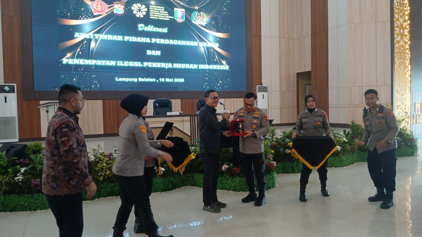 Polda Lampung Tegaskan Komitmen Lawan TPPO Lewat Deklarasi Anti-Perdagangan Orang