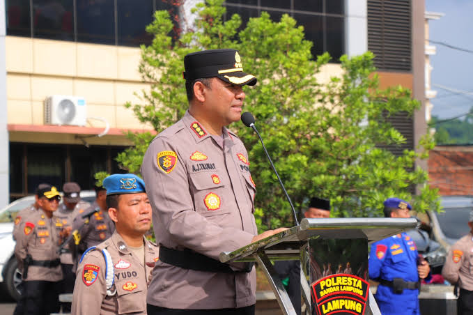 Kapolresta Bandar Lampung Ucapkan Terima Kasih atas Hibah Pembangunan Tiga Gedung