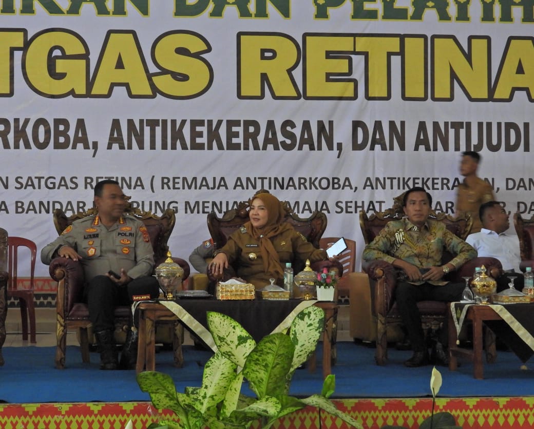 Eva Dwiana Resmikan Pelatihan Satgas Remaja RETINA