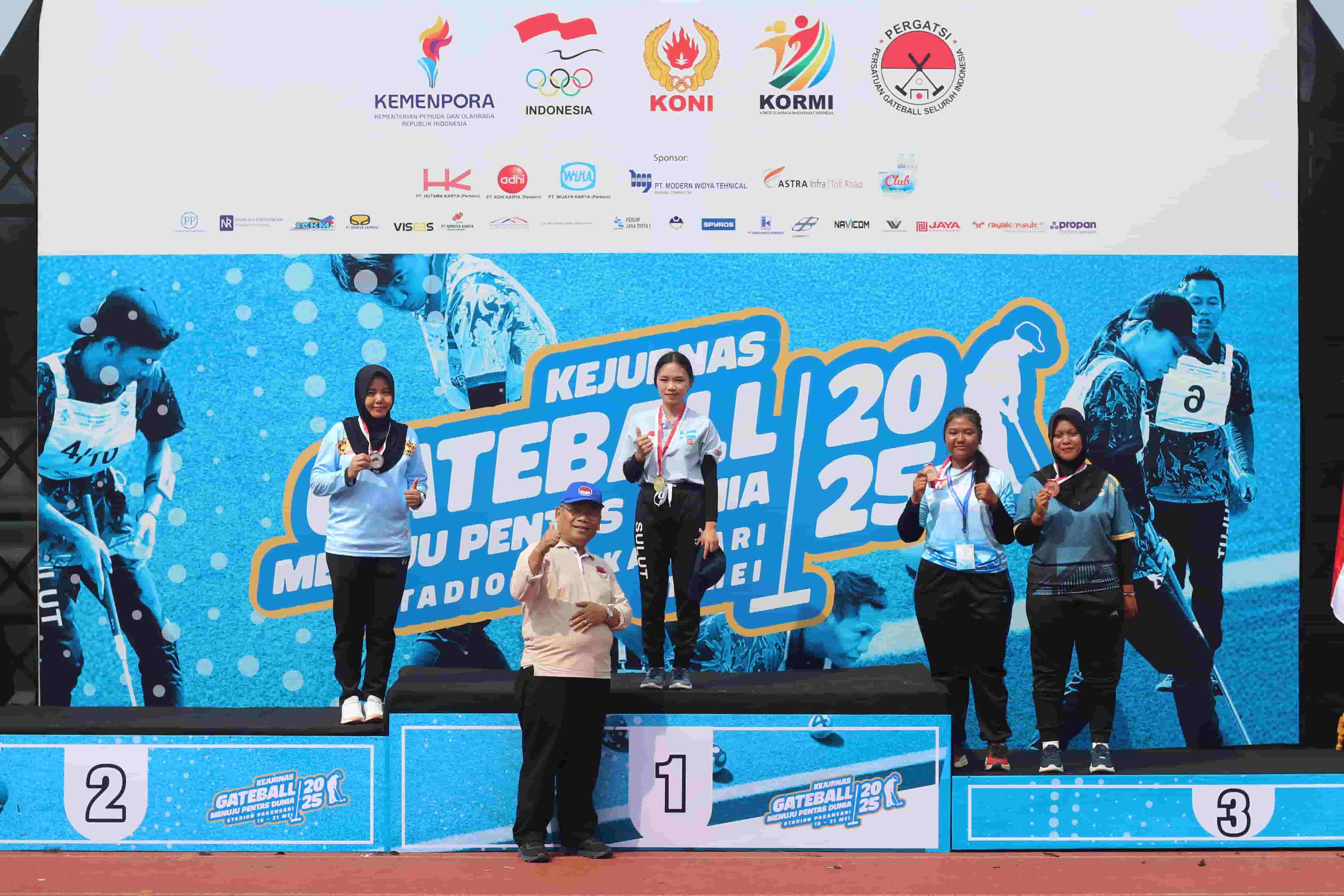 Tim Gateball Lampung Raih Prestasi di Kejurnas Bogor, Sabet Dua Perak dan Satu Perunggu