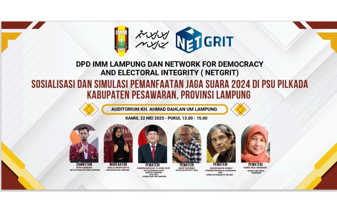 DPD IMM Lampung dan Netgrit Kolaborasi Edukasi Demokrasi di PSU Pesawaran
