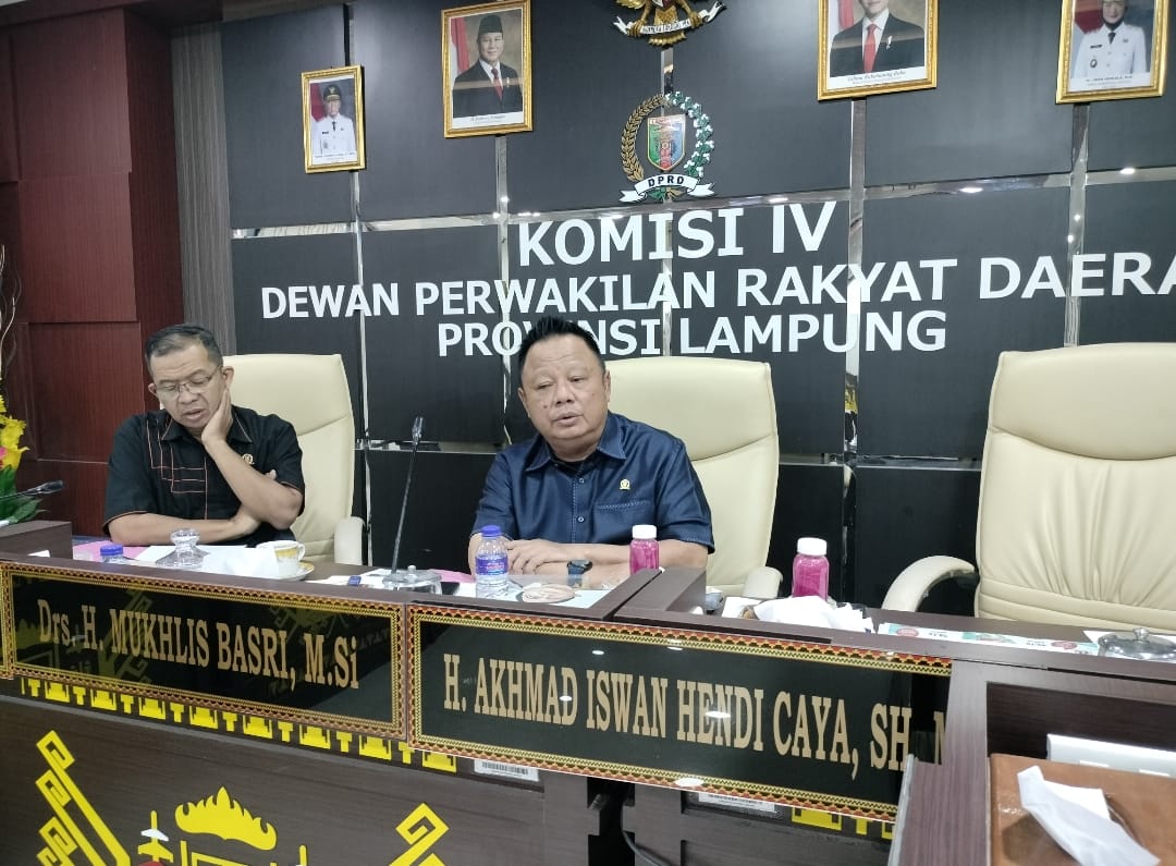 Bahas Banjir, Komisi IV DPRD Lampung Gelar RDP Bersama PSDA