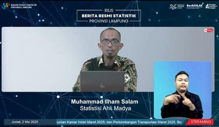 BPS Lampung Catat Deflasi 0,58 Persen pada Mei 2025