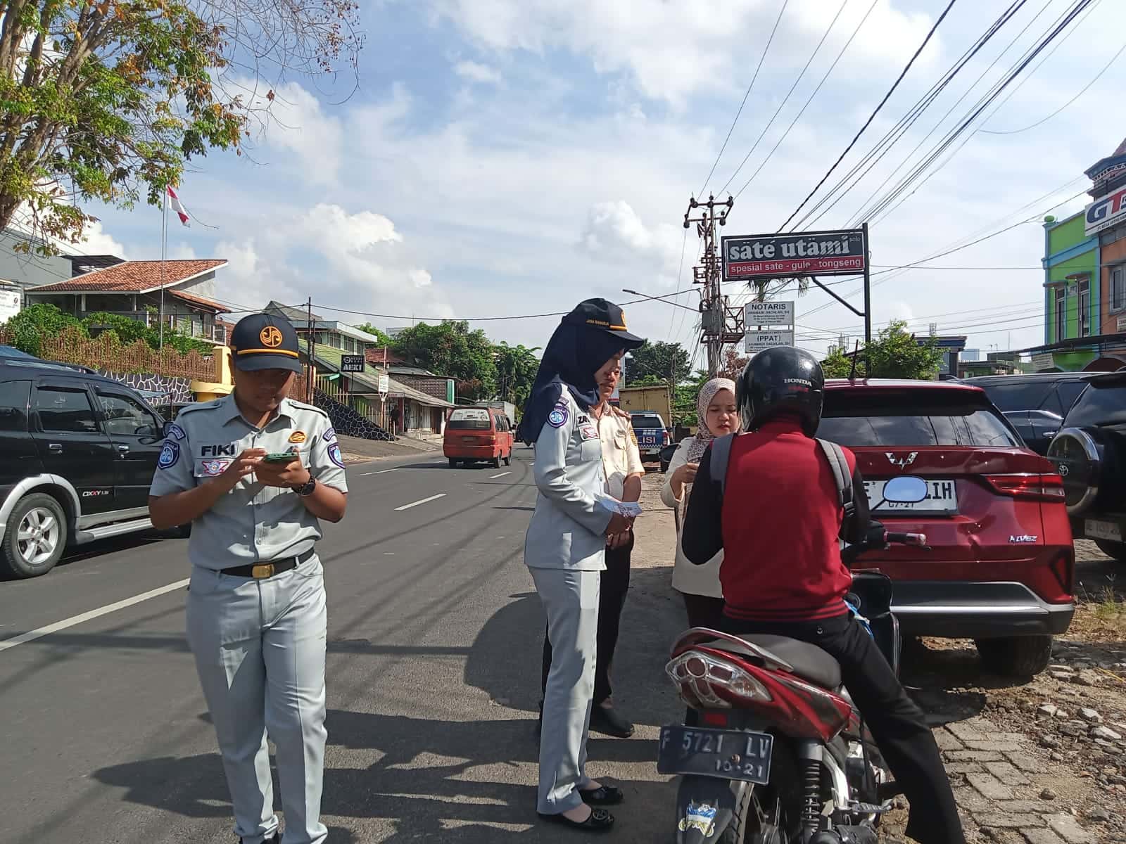 Bapenda Lampung Kembali Gelar Razia Gabungan Penertiban Kendaraan Bermotor di Teluk Betung