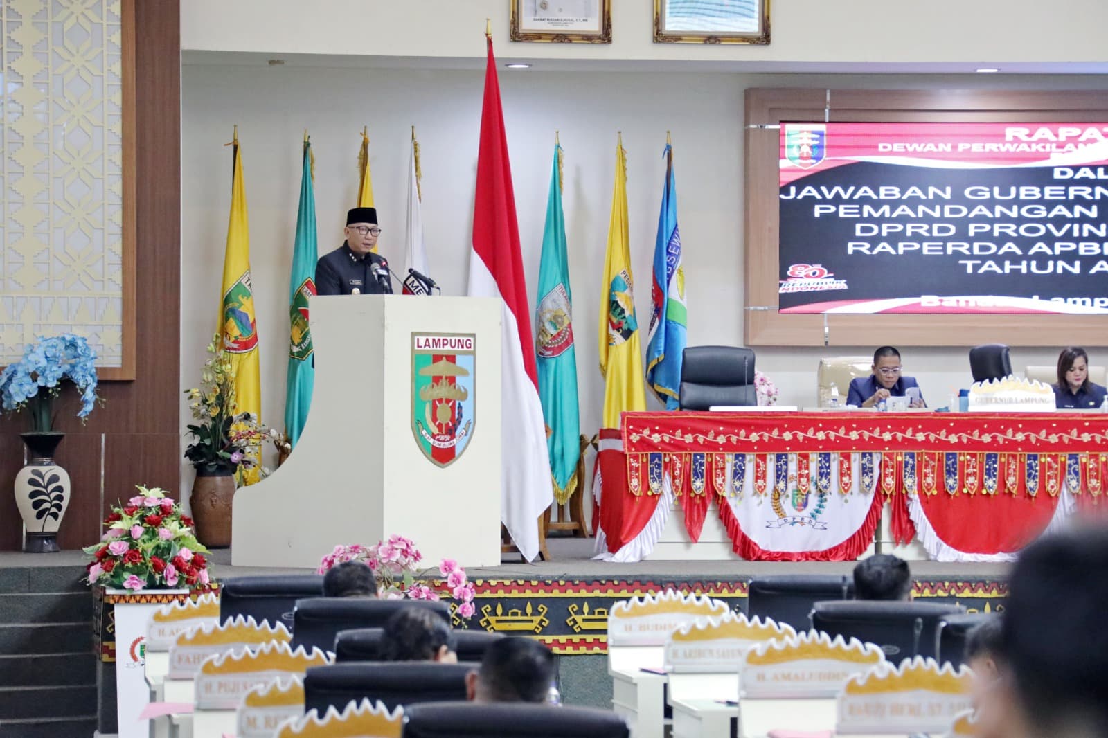 Jawaban atas Pemandangan Umum DPRD Lampung terhadap Raperda APBD 2026