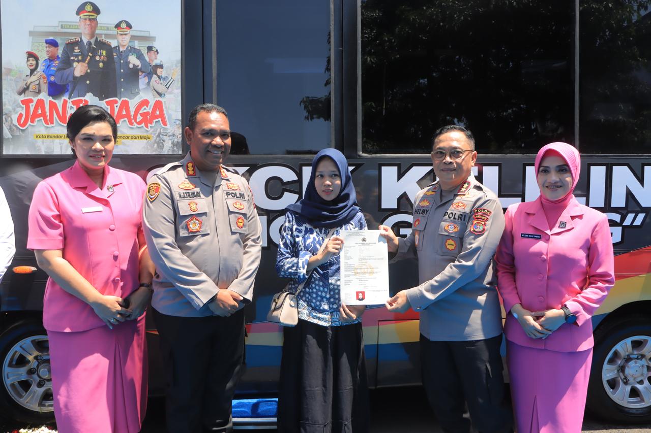 Kapolda Lampung Apresiasi Inovasi Layanan Publik Polresta Bandar Lampung