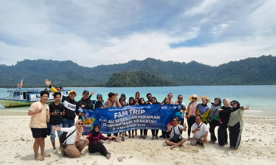 Fam Trip Krakatau Festival 2025: Disparekraf Lampung Hidupkan Wisata Berbasis Masyarakat