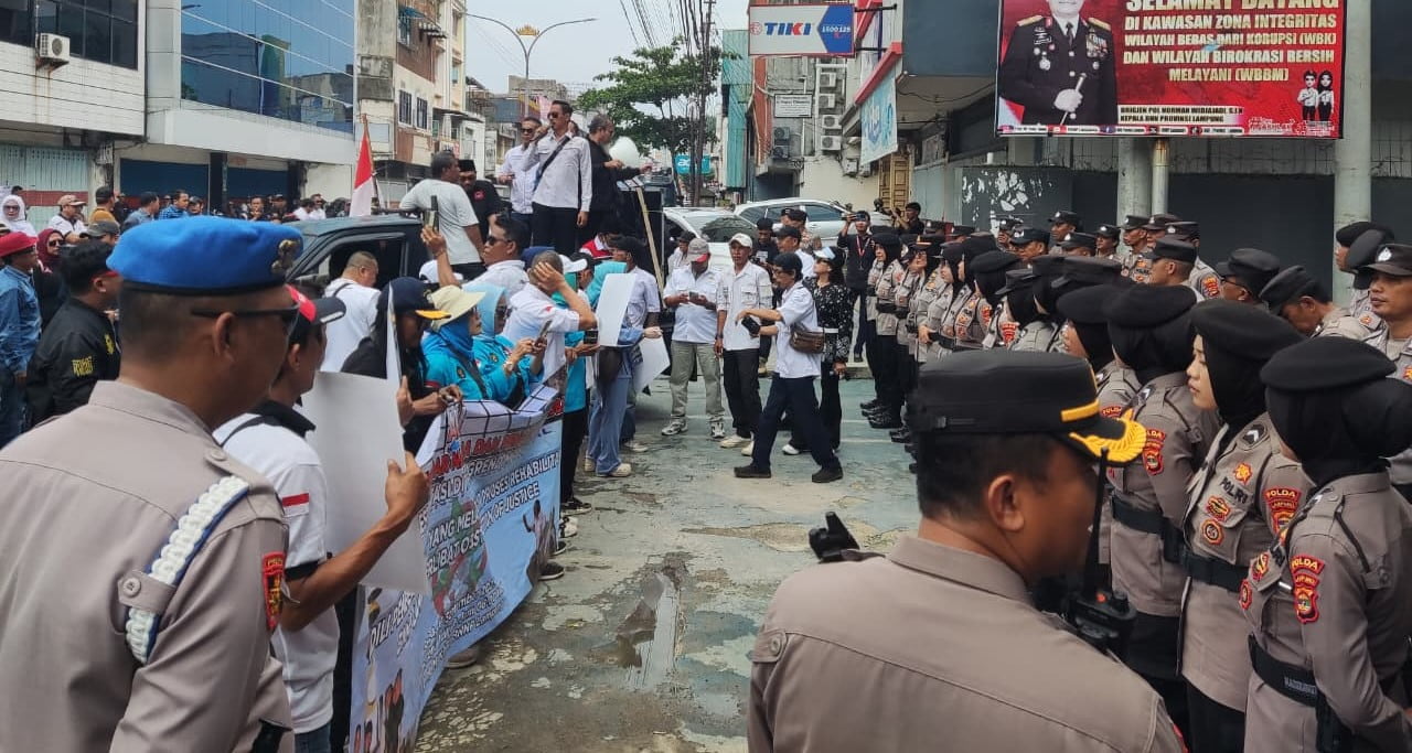 Aliansi Anti Narkoba Lampung Geruduk BNN