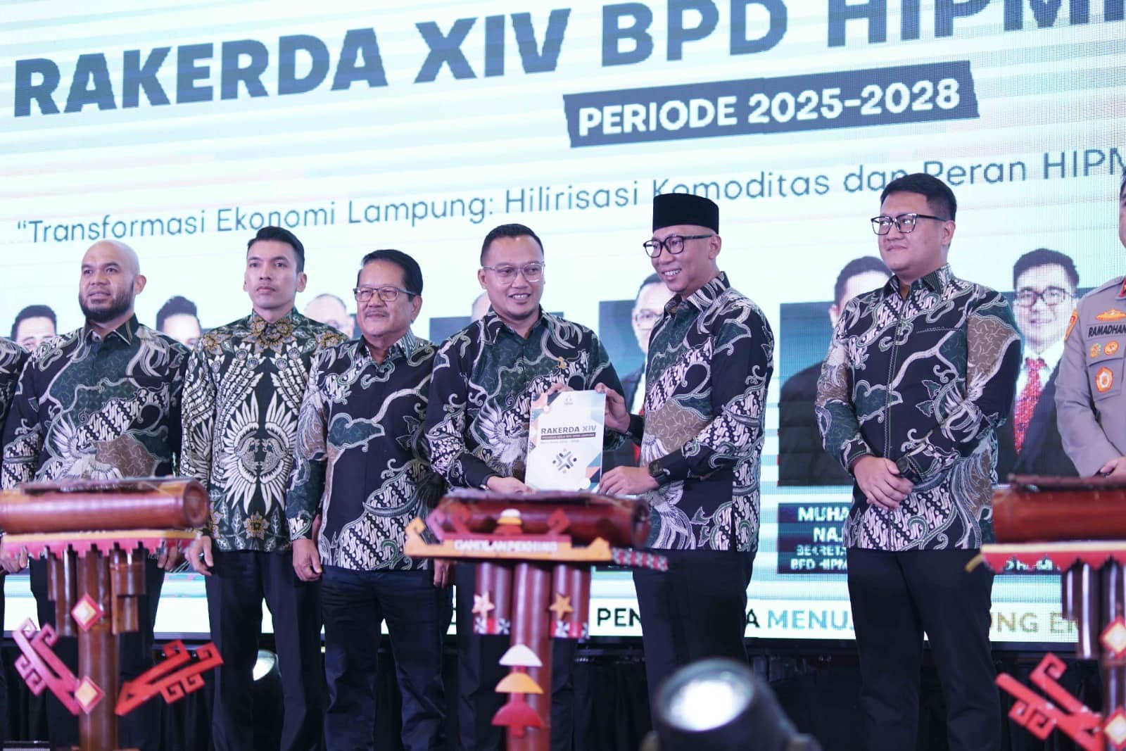 Diklat dan Rakerda HIPMI Lampung Pengusaha Muda Harus jadi Ujung Tombak Hilirisasi Komoditas Lokal