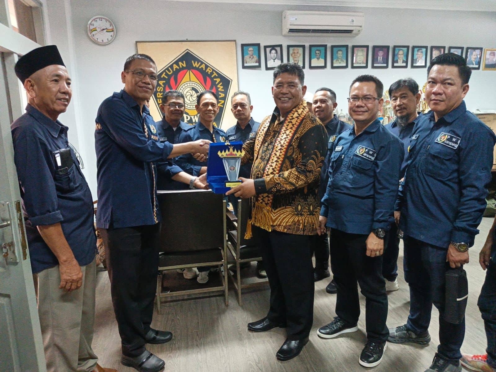 PWI Lampung Tunjukkan Soliditas di Pelantikan Pengurus PWI Pusat