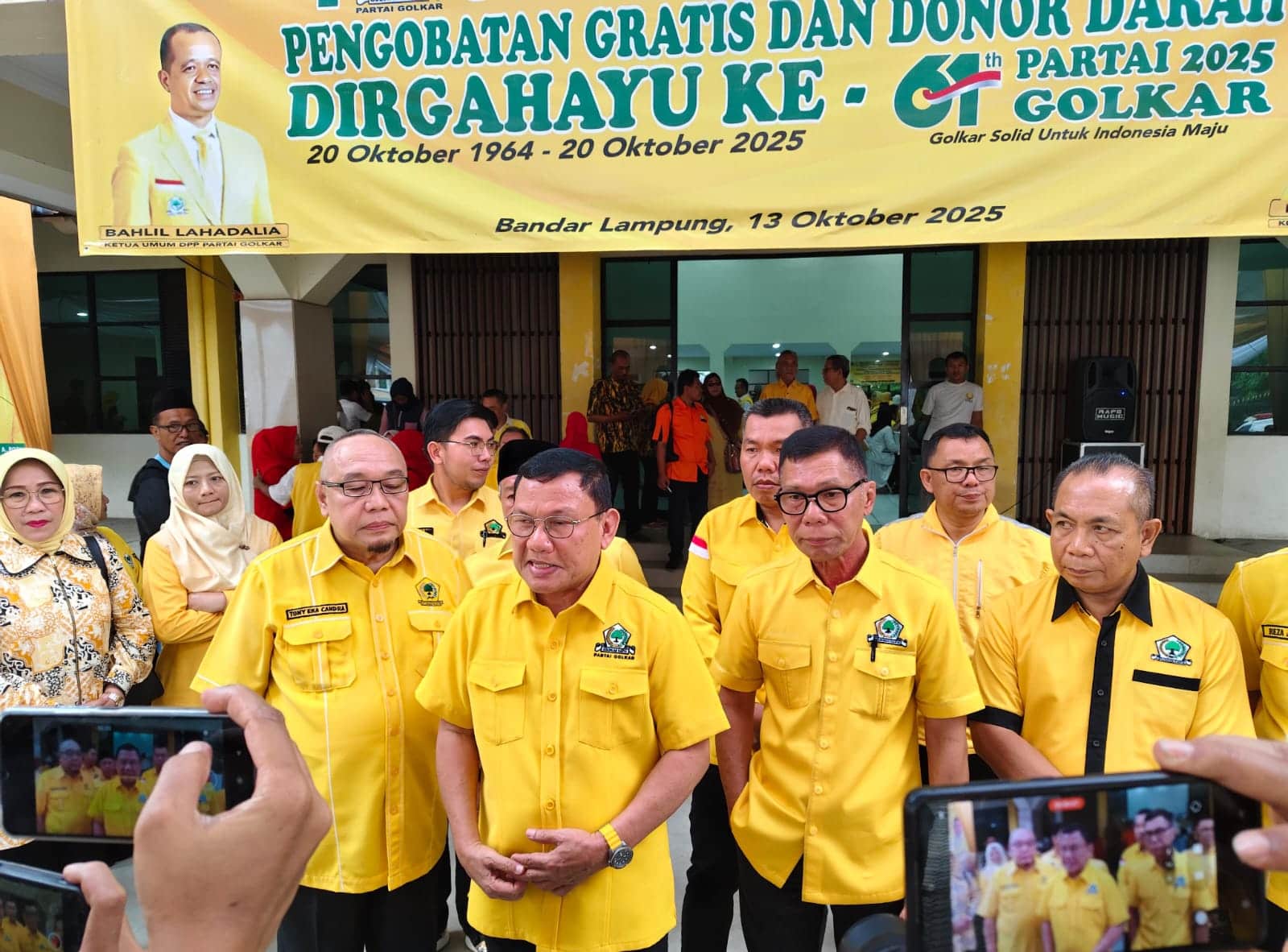 Golkar Lampung Rayakan HUT ke-61 dengan Aksi Sosial