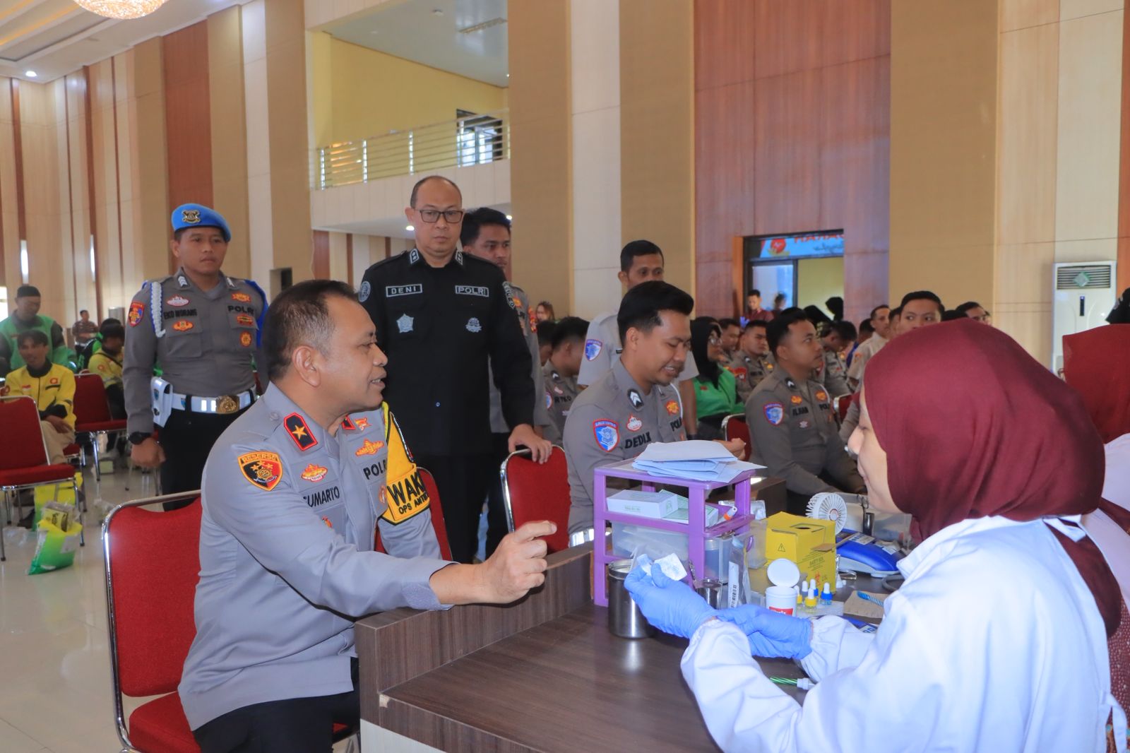 Polda Lampung dan PMI Lampung Sukses Gelar Donor Darah Serentak