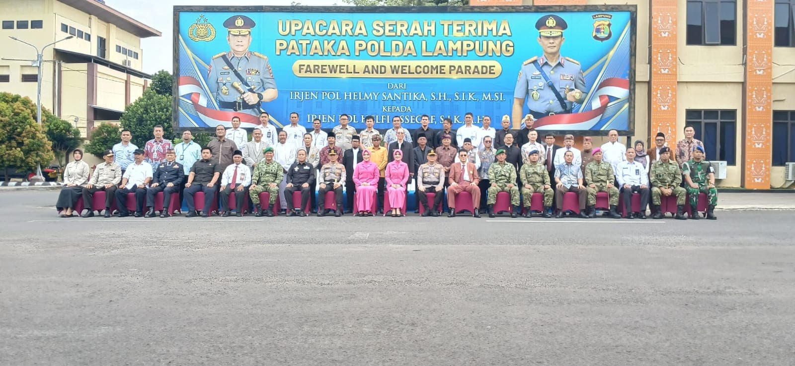 Irjen Pol Helfi Assegaf Resmi Nahkodai Jajaran Polda Lampung