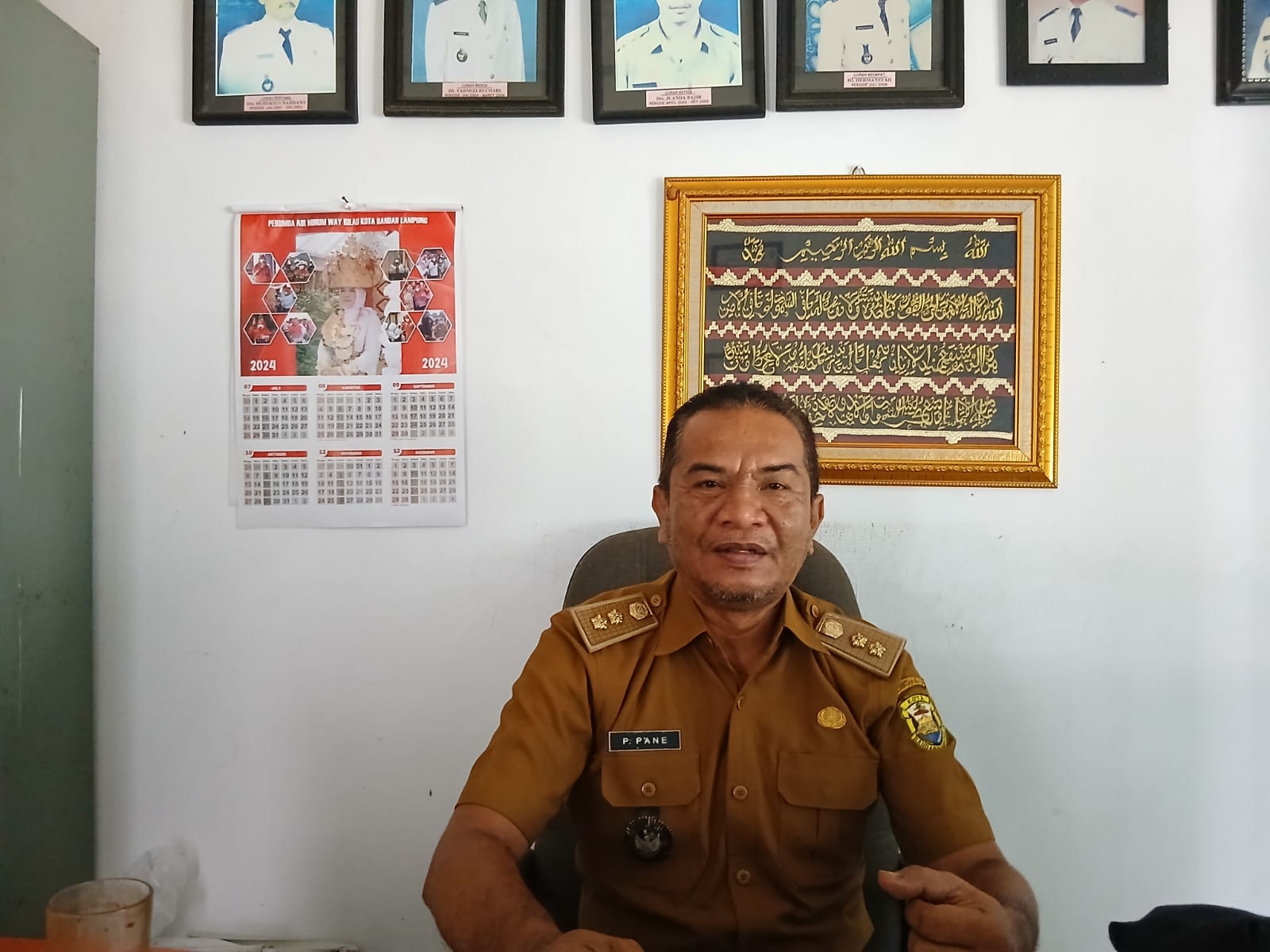 Lurah Kemiling Permai Hadiri Peringatan Isra Mi’raj di Masjid Ar Raudah Ragom Gawi