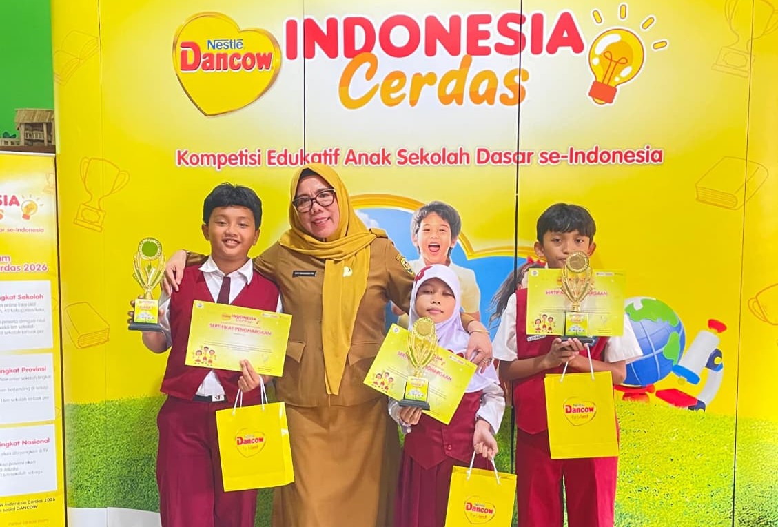 SDN 3 Kemiling Permai Borong Juara di Even Dancow Indonesia Cerdas