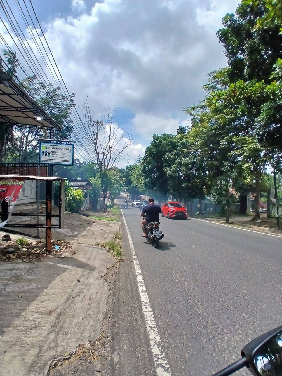 Pohon Rindang di Sepanjang Jl. Raden Imba Kusuma Berpotensi Membahayakan Pengguna Jalan