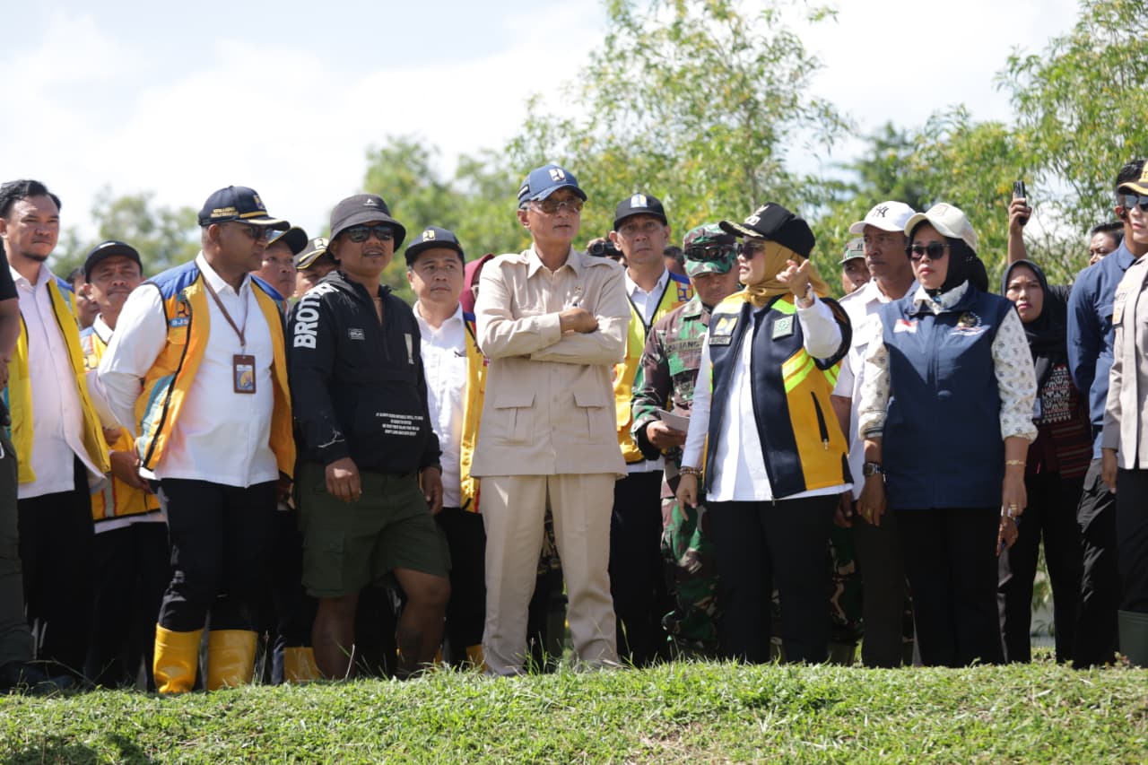 Menteri PU Tinjau Jembatan Way Bungur
