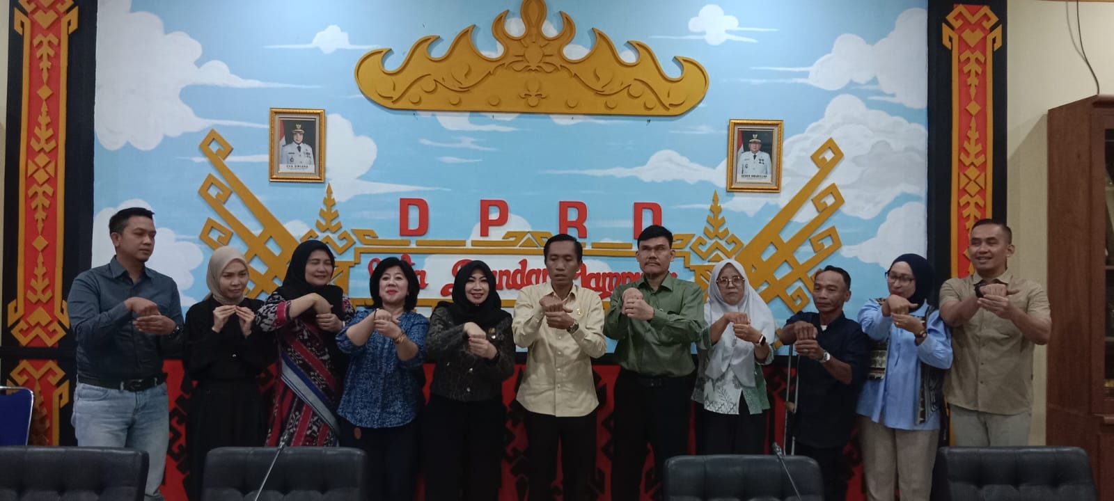 Yayasan Satu Nama dan Komunitas Disabilitas Hearing dengan DPRD Balam