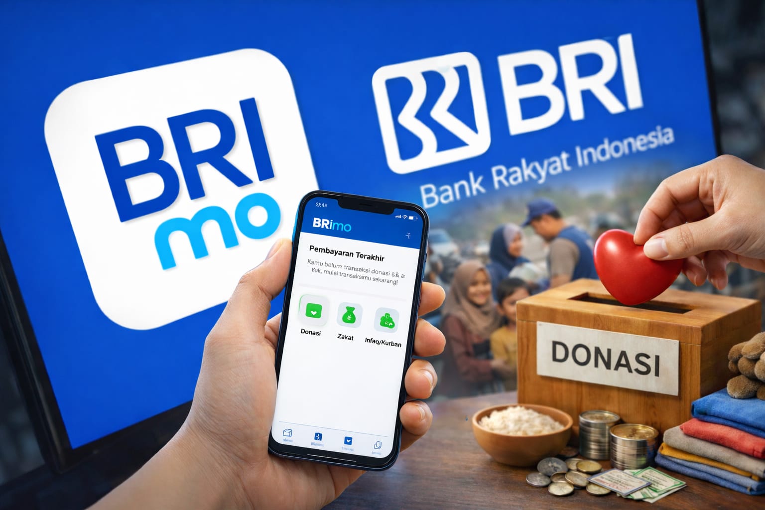 BRI Region 5 Bandar Lampung Ajak Masyarakat Manfaatkan Menu Donasi di Aplikasi BRImo