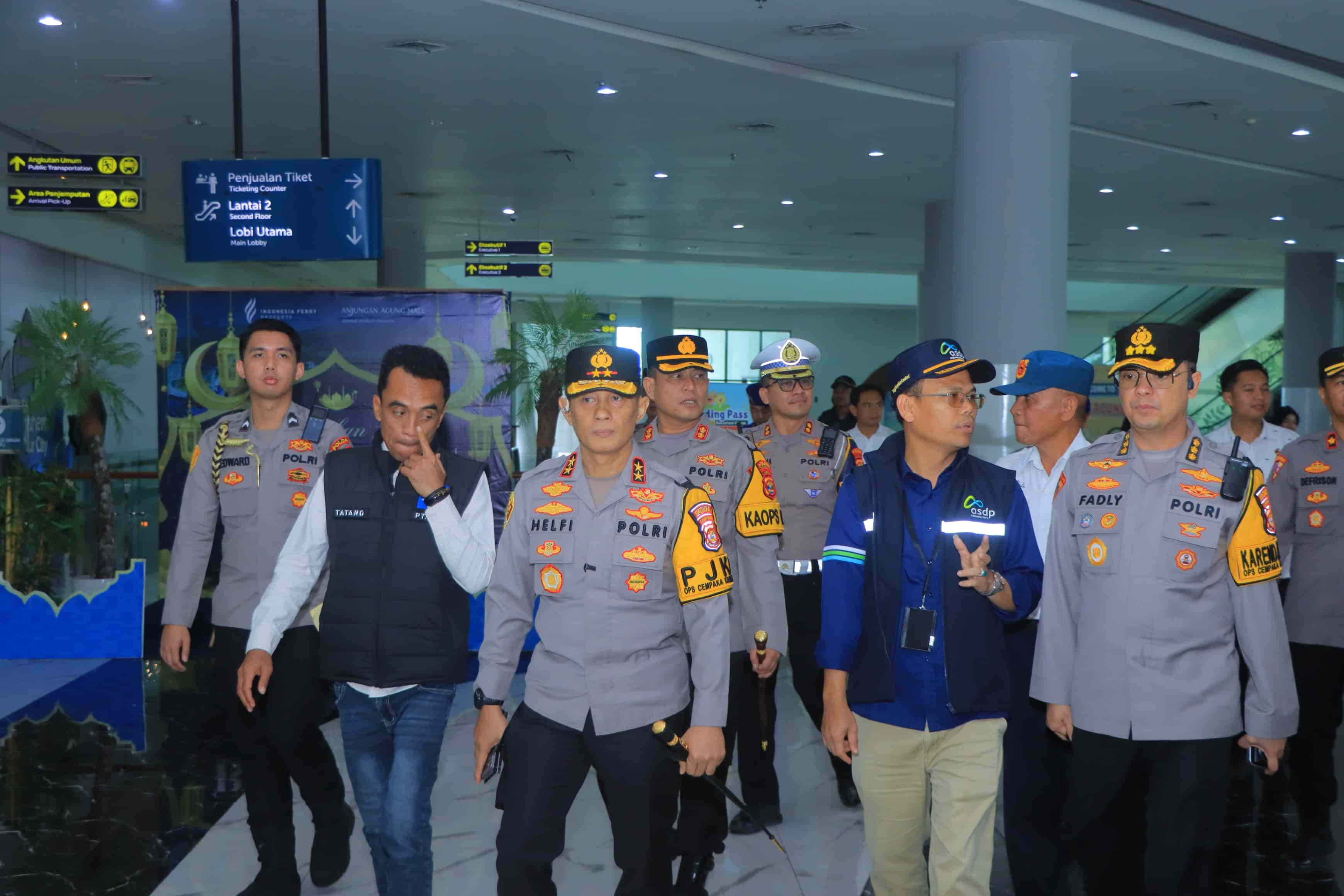 Kapolda Lampung Tinjau Pelabuhan Bakauheni
