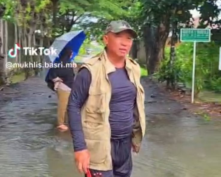 Korpri Bandar Lampung Kebanjiran Meski Hujan Singkat