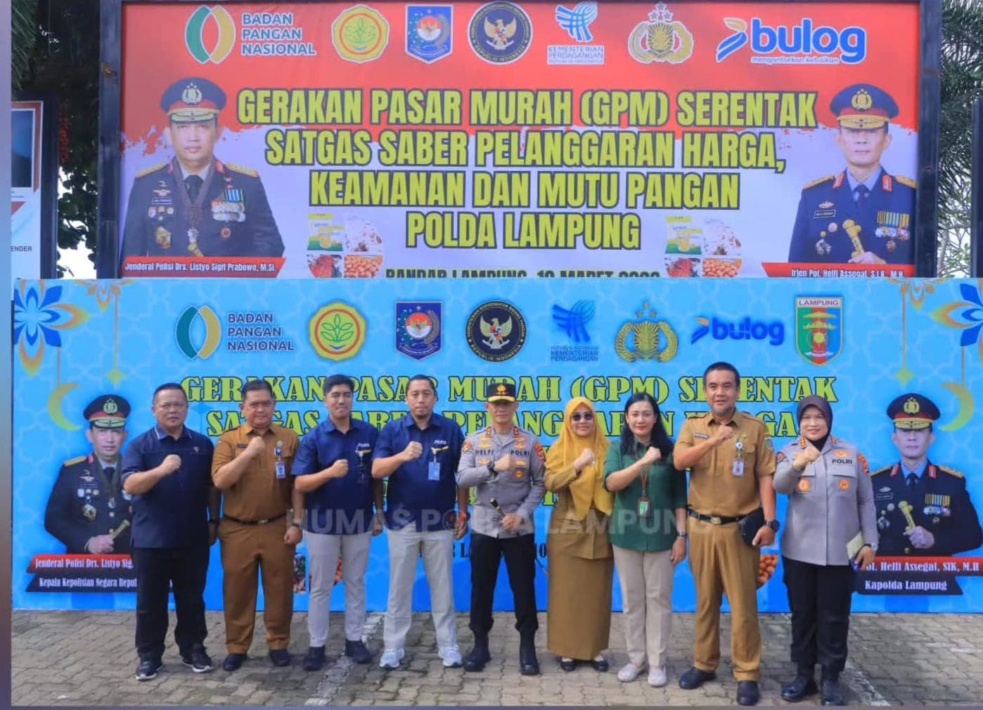 Kapolda Lampung Tinjau Pasar Murah