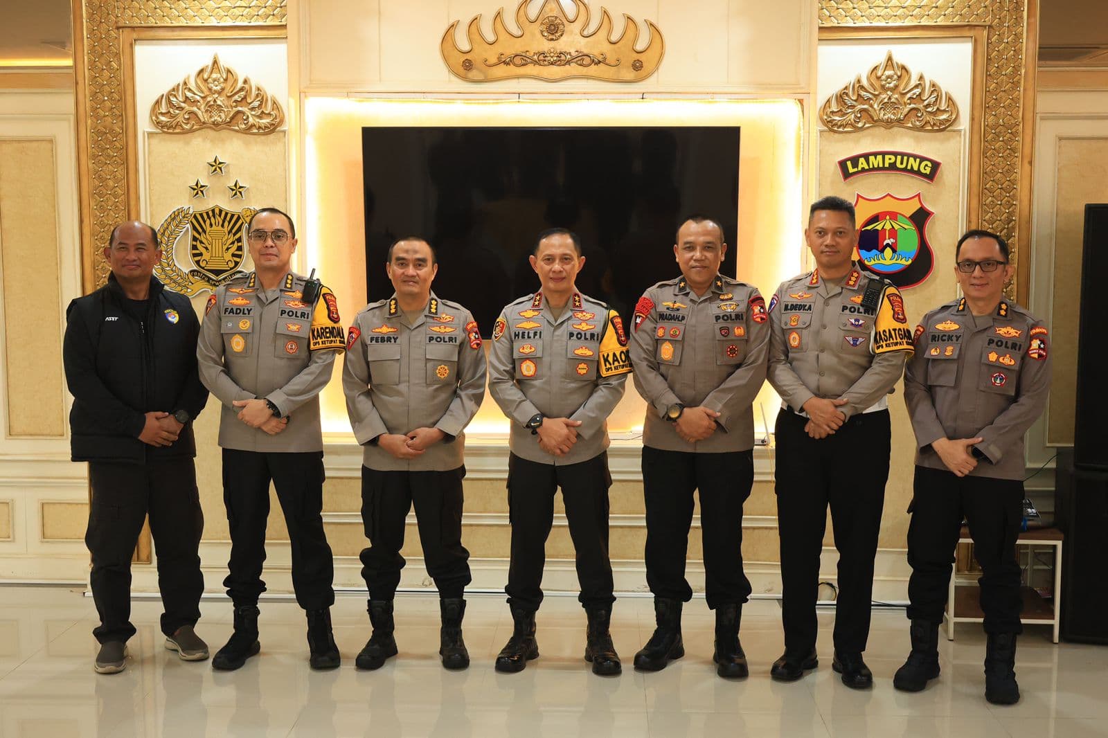 Kapolda Lampung Terima Supervisi Mabes Polri