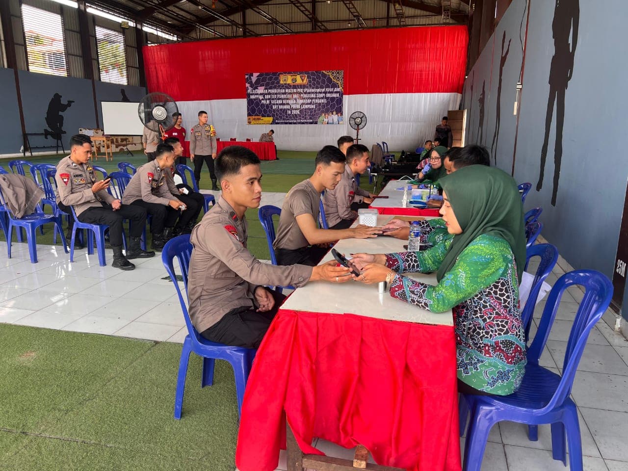 Brimob Polda Lampung Gelar Donor Darah